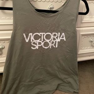 Olive green Victoria Secret workout top